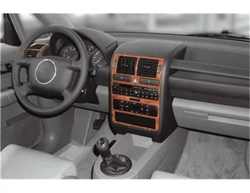 Car accessories Audi A2 02.00-01.05 3D Interior Dashboard Trim Kit Dash Trim Dekor 8-Parts