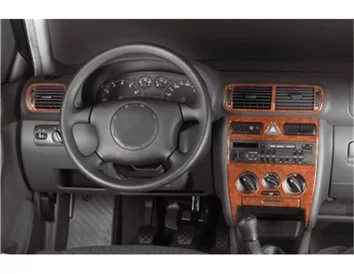 Car accessories Audi A3 Typ 8L 06.96-08.00 3D Interior Dashboard Trim Kit Dash Trim Dekor 8-Parts