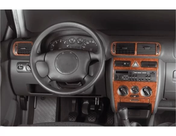 Audi A3 Typ 8L 06.96-08.00 Inleg dashboard Interieurset aansluitend en pasgemaakt op he 8-Teile - 1