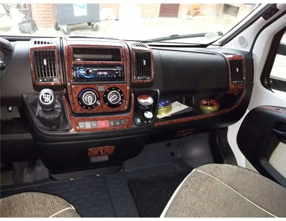 Car accessories Fiat Ducato 02.2006 3D Interior Dashboard Trim Kit Dash Trim Dekor 20-Parts
