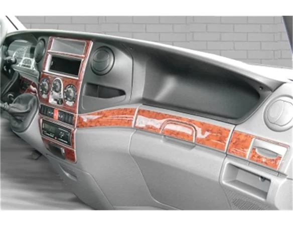 Car accessories Iveco Daily 01.2007 3D Interior Dashboard Trim Kit Dash Trim Dekor 29-Parts