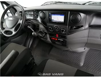 Car accessories Iveco Daily 2010-2014 3D Interior Dashboard Trim Kit Dash Trim Dekor 30-Parts