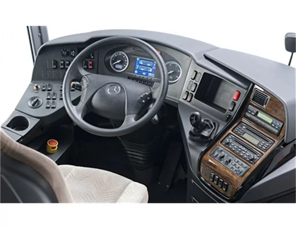 Car accessories Mercedes Travego 01.2011 3D Interior Dashboard Trim Kit Dash Trim Dekor 47-Parts