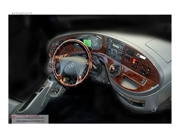Car accessories Mercedes Travego 02.05-12.10 3D Interior Dashboard Trim Kit Dash Trim Dekor 44-Parts