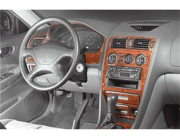 Car accessories Mitsubishi Galant VIII 01.1997 3D Interior Dashboard Trim Kit Dash Trim Dekor 20-Parts