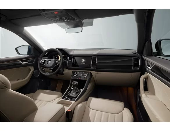 Skoda Kodiaq 2018 3D Interior Custom Dash Trim Kit 14-Parts