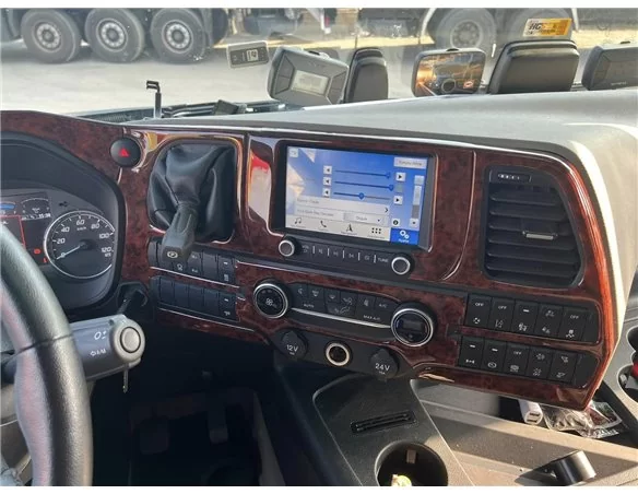 Car accessories Ford F-MAX From 2018 3D Interior Dashboard Trim Kit Dash Trim Dekor 14-Parts